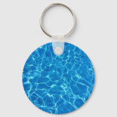 Schwimmbad Wasser Schlüsselanhänger (Vorderseite)