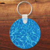 Schwimmbad Wasser Schlüsselanhänger (Vorderseite)