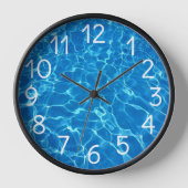 Schwimmbad Wasser Uhr (Vorderseite)