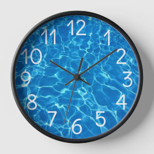 Schwimmbad Wasser Uhr