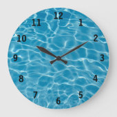Schwimmbad Wasser Uhr (Vorderseite)
