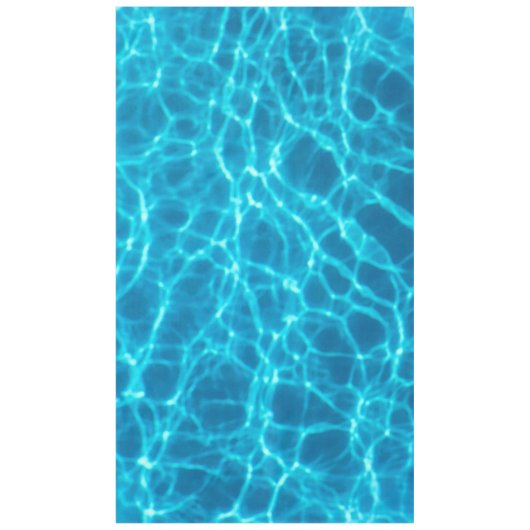 Schwimmbad Wasser. Wasser zerreißen. Sun Reflektio Tischdecke (Vorderseite)