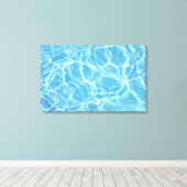 Schwimmbad Wassergeätzte Leinwand drucksvoll (Insitu (Holzboden))