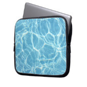 Schwimmbad Wasserklapfschale Laptopschutzhülle (Vorderseite Links)
