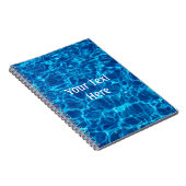Schwimmbad WasserNotebook Notizblock (Rechte Seite)