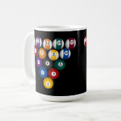 Schwimmbäder: Billard: Kaffee-Tasse: Schwimmbäder Kaffeetasse (Vorderseite Links)