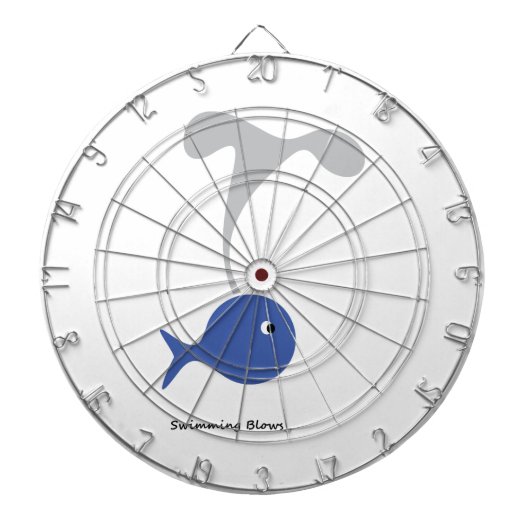 Schwimmbäder cool und einzigartig Design Dartscheibe (vorne)