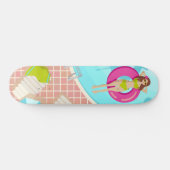 Schwimmbäder im Bikini Sommer Skateboard (Horizontal)