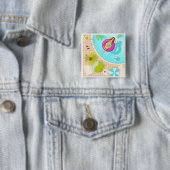 Schwimmbäder in Bikini Sommerstrand Button (Beispiel)