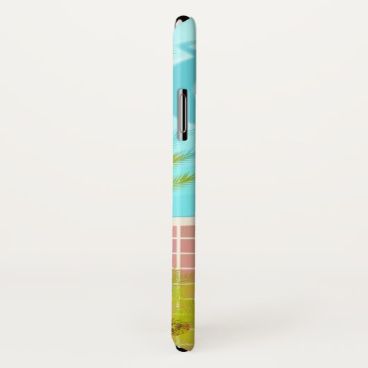 Schwimmbäder in Bikini Sommerstrand Case-Mate iPhone Hülle (Hinten/Rechts)