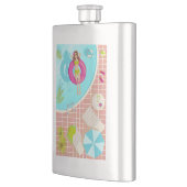 Schwimmbäder in Bikini Sommerstrand Flachmann (Links)