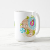 Schwimmbäder in Bikini Sommerstrand Kaffeetasse (VorderseiteRechts)