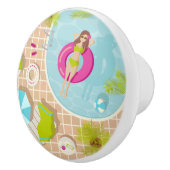 Schwimmbäder in Bikini Sommerstrand Keramikknauf (Rechts)