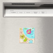 Schwimmbäder in Bikini Sommerstrand Magnet (In Situ (Geschirrspüler))
