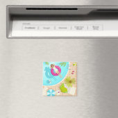 Schwimmbäder in Bikini Sommerstrand Magnet (In Situ (Geschirrspüler))