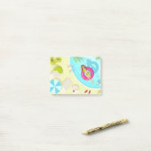 Schwimmbäder in Bikini Sommerstrand Post-it Klebezettel (Auf Schreibtisch)