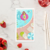 Schwimmbäder in Bikini Sommerstrand Serviette (Beispiel)