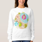 Schwimmbäder in Bikini Sommerstrand Sweatshirt (Vorderseite)