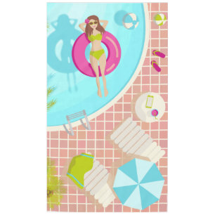 Schwimmbäder in Bikini Sommerstrand Tischdecke