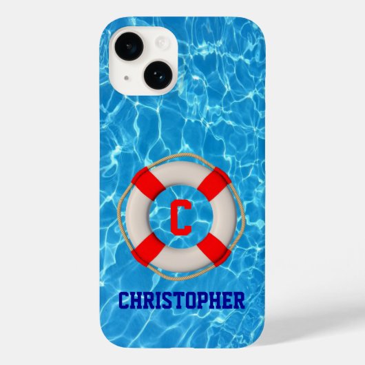 Schwimmbäder LIfesaver Case-Mate iPhone Hülle (Rückseite)