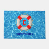 Schwimmbäder LIfesaver Fußmatte (Vorderseite)