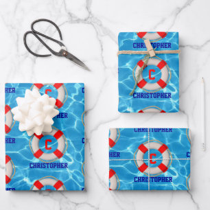 Schwimmbäder LIfesaver Geschenkpapier Set