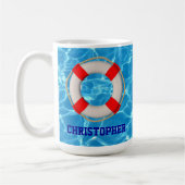 Schwimmbäder LIfesaver Kaffeetasse (Links)