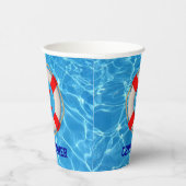 Schwimmbäder LIfesaver Pappbecher (Rechts)