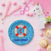 Schwimmbäder LIfesaver Pappteller (Party)