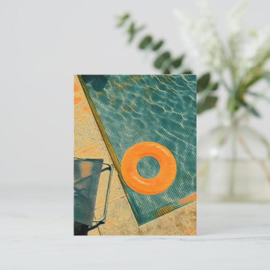 Schwimmbäder Postkarte (Stehend Vorderseite)