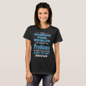 Schwimmbadinstallationsprogramm T-Shirt (Vorne ganz)