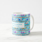 Schwimmbadschwimmbäder Team Coach Kaffeetasse (VorderseiteRechts)