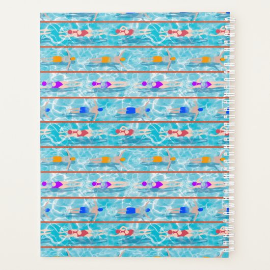 Schwimmbadschwimmbäder Team Coach Planer (Rückseite)