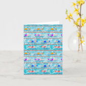 Schwimmbadschwimmbäder Teamdesign Karte (Gelbe Blume)