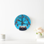 Schwimmbaduhr Runde Wanduhr (Zuhause)