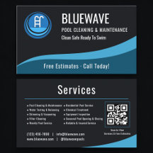 Schwimmbadwartung QR-Code Professional