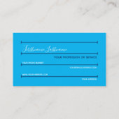 Schwimmbahn Schwimmbahn Schwimmbahn Schwimmbahn Sc Visitenkarte (Rückseite)