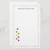 Schwimmballon hört stationär briefpapier (Vorne/Hinten)