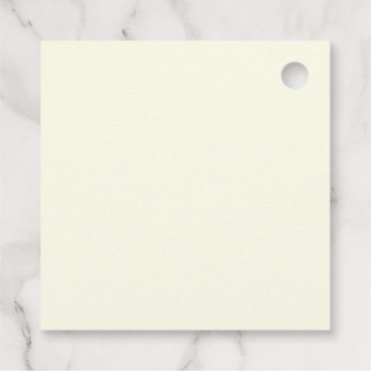 Schwimmbär Adventures Babydusche Geschenkanhänger (Rückseite)