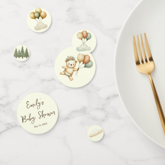 Schwimmbär Adventures Babydusche Konfetti (Gruppe)