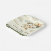 Schwimmbär Adventures Babydusche Pappteller (Gewinkelt)