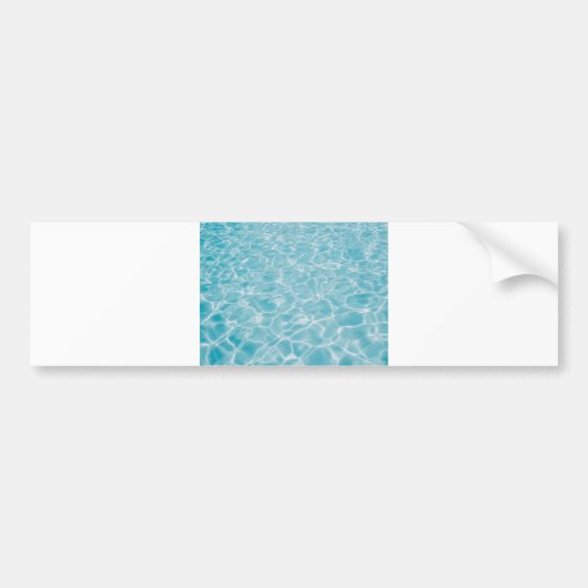 Schwimmbecken Autoaufkleber (Vorne)