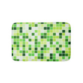 Schwimmbecken, grüne Mosaikfliesen, geometrisches  Badematte (Vorderseite)