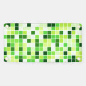 Schwimmbecken, grüne Mosaikfliesen, geometrisches  Banner (Horizontal)