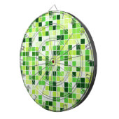 Schwimmbecken, grüne Mosaikfliesen, geometrisches  Dartscheibe (Vorderseite rechts)