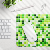 Schwimmbecken, grüne Mosaikfliesen, geometrisches Mousepad