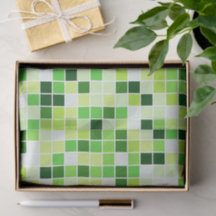 Schwimmbecken, grüne Mosaikfliesen, geometrisches 