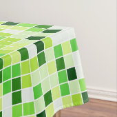 Schwimmbecken, grüne Mosaikfliesen, geometrisches  Tischdecke (Beispiel)