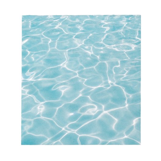 Schwimmbecken Notizblock (Vorderseite)