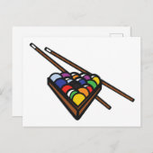 Schwimmbecken Postkarte (Vorne/Hinten)